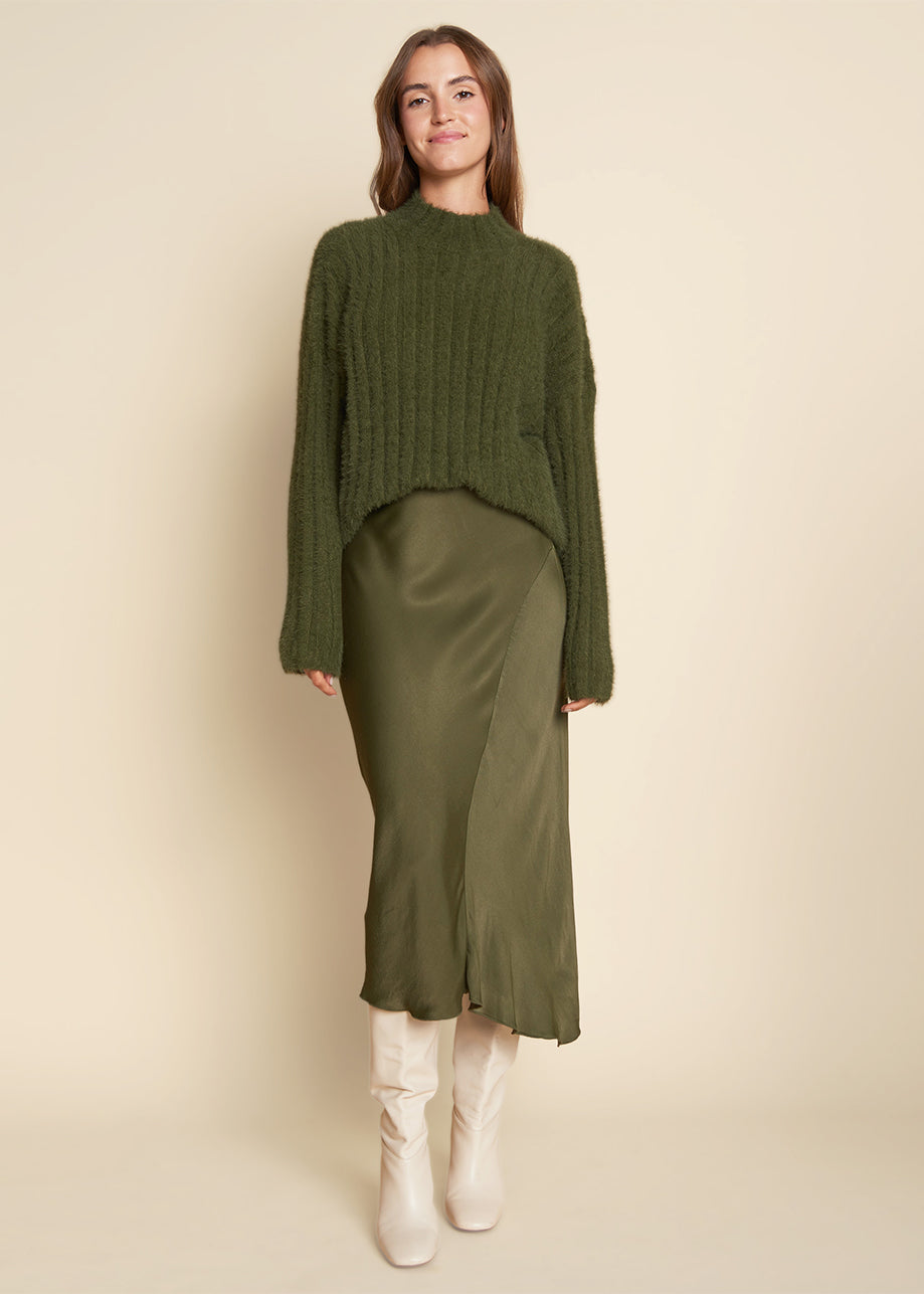 Savannah Trui Burnt Olive