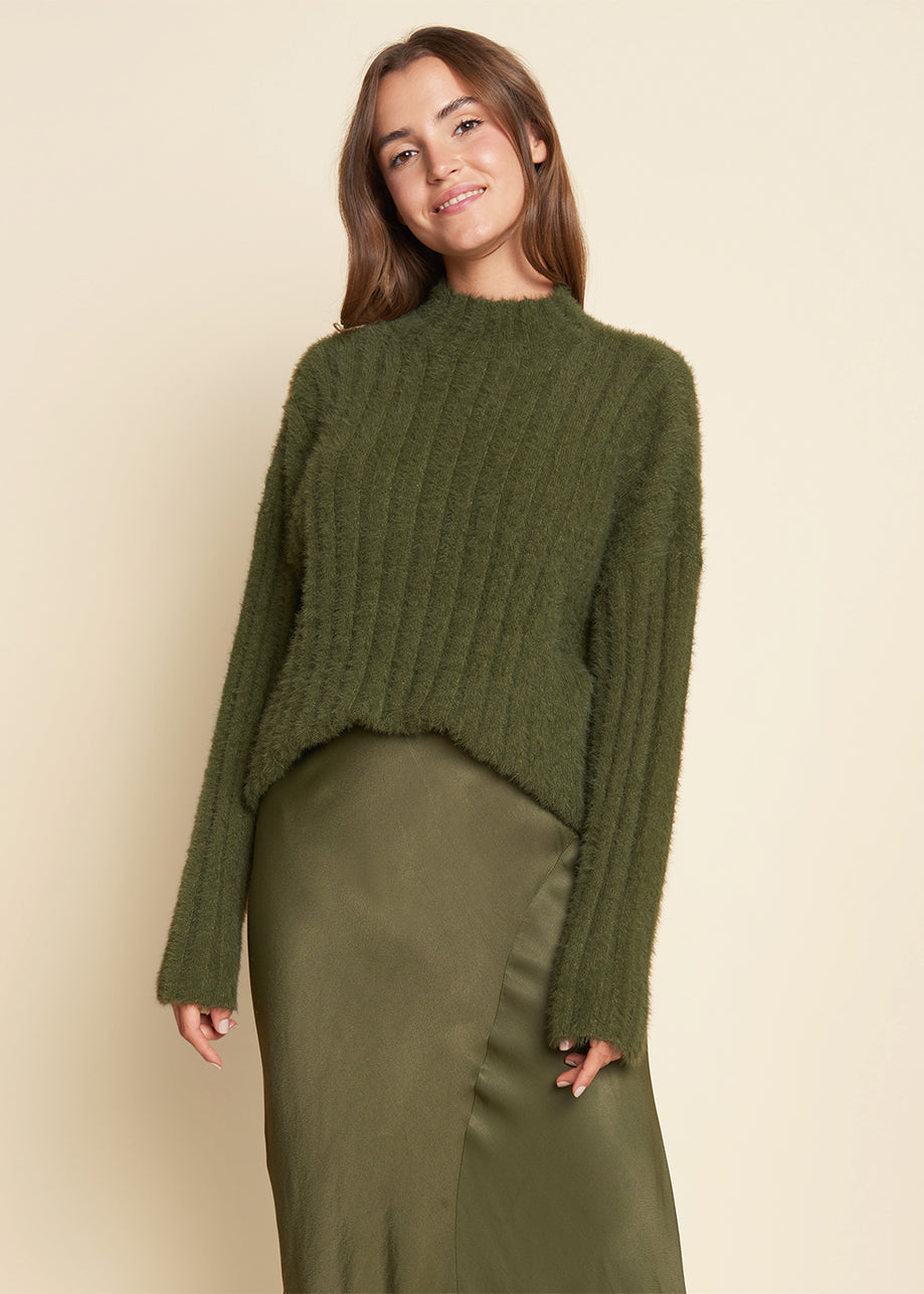 Savannah Trui Burnt Olive