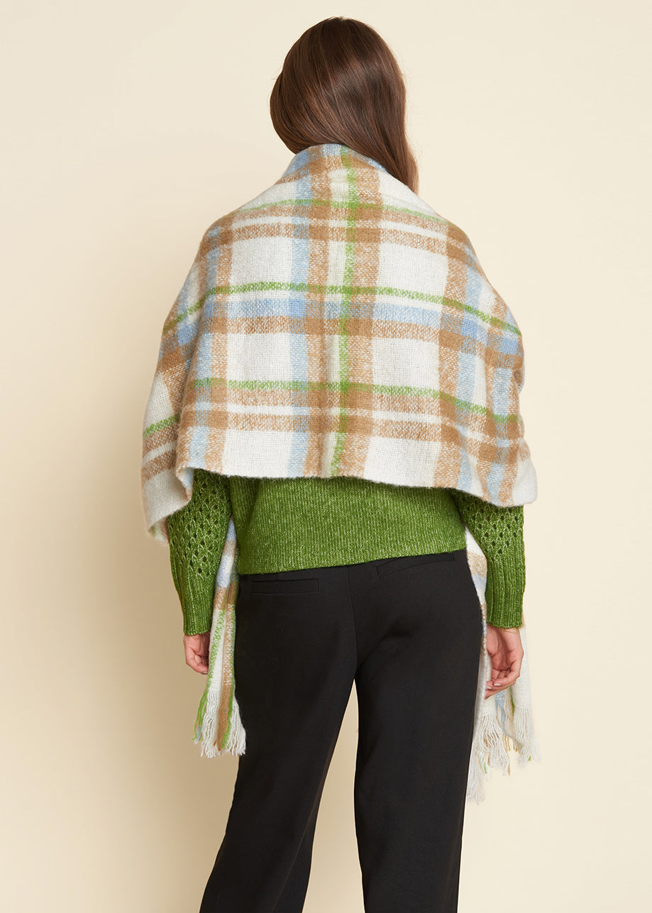 Seraphine Scarf Egrett Check