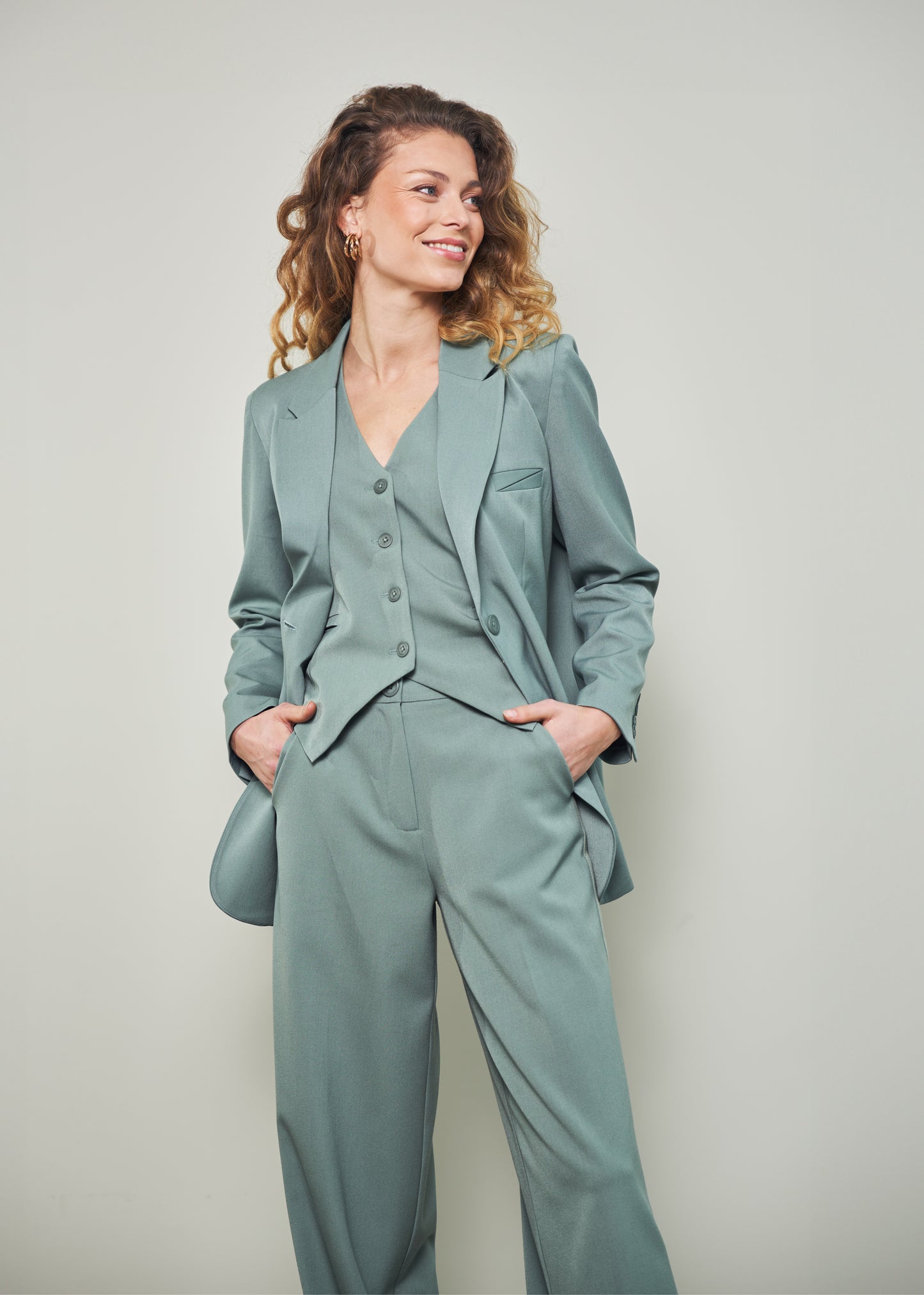 Camas Gilet Med Iceberg Green