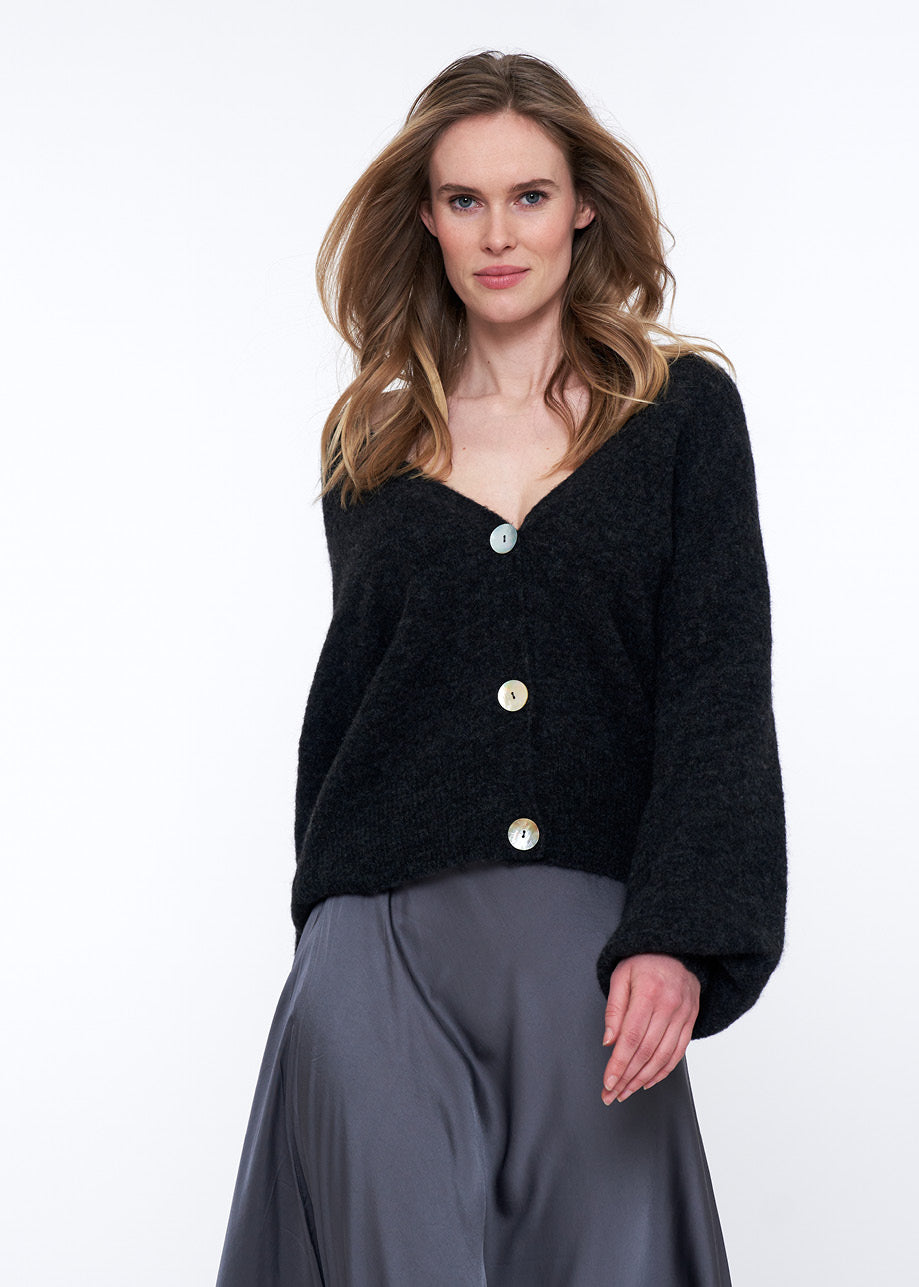 Dix Cardigan Anthracite Mel