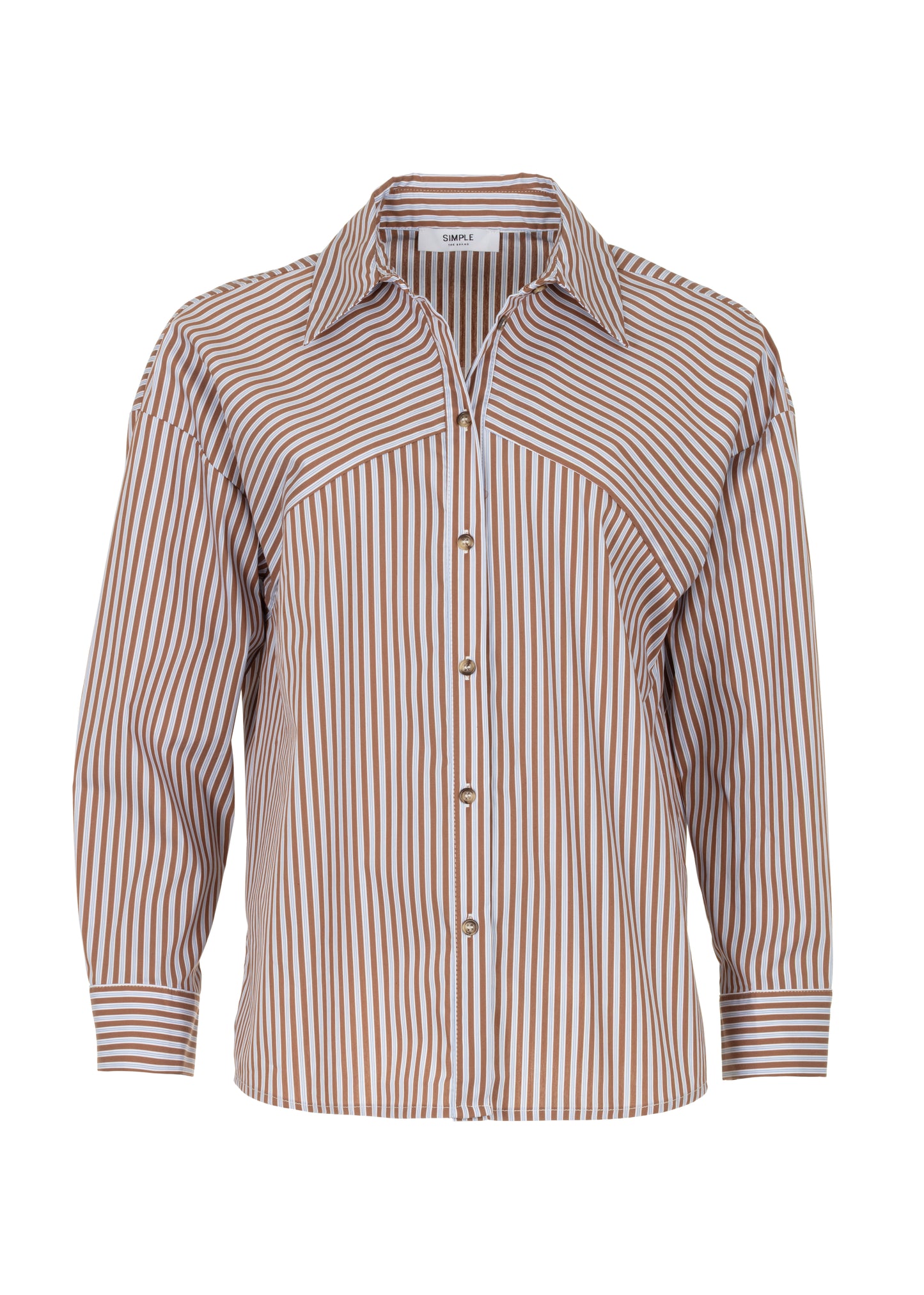 Ilone Shirt - Cacao Stripe
