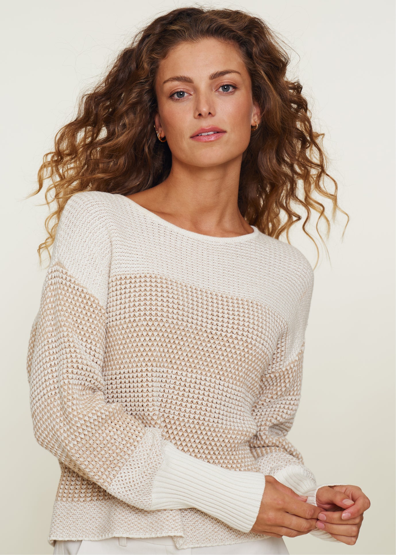 Lagos Sweater Egret/ Desert