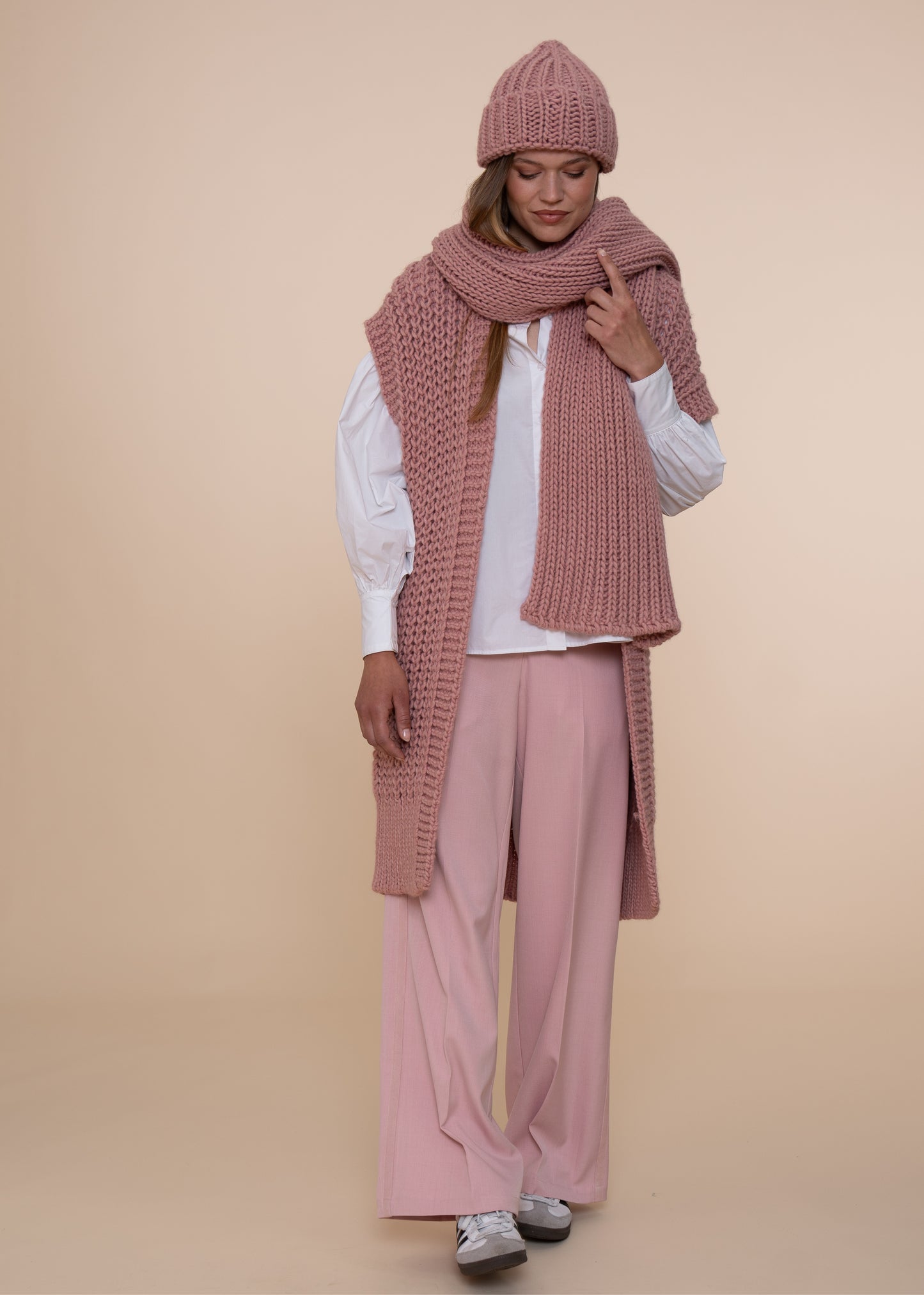 Stein Scarf Misty Rose