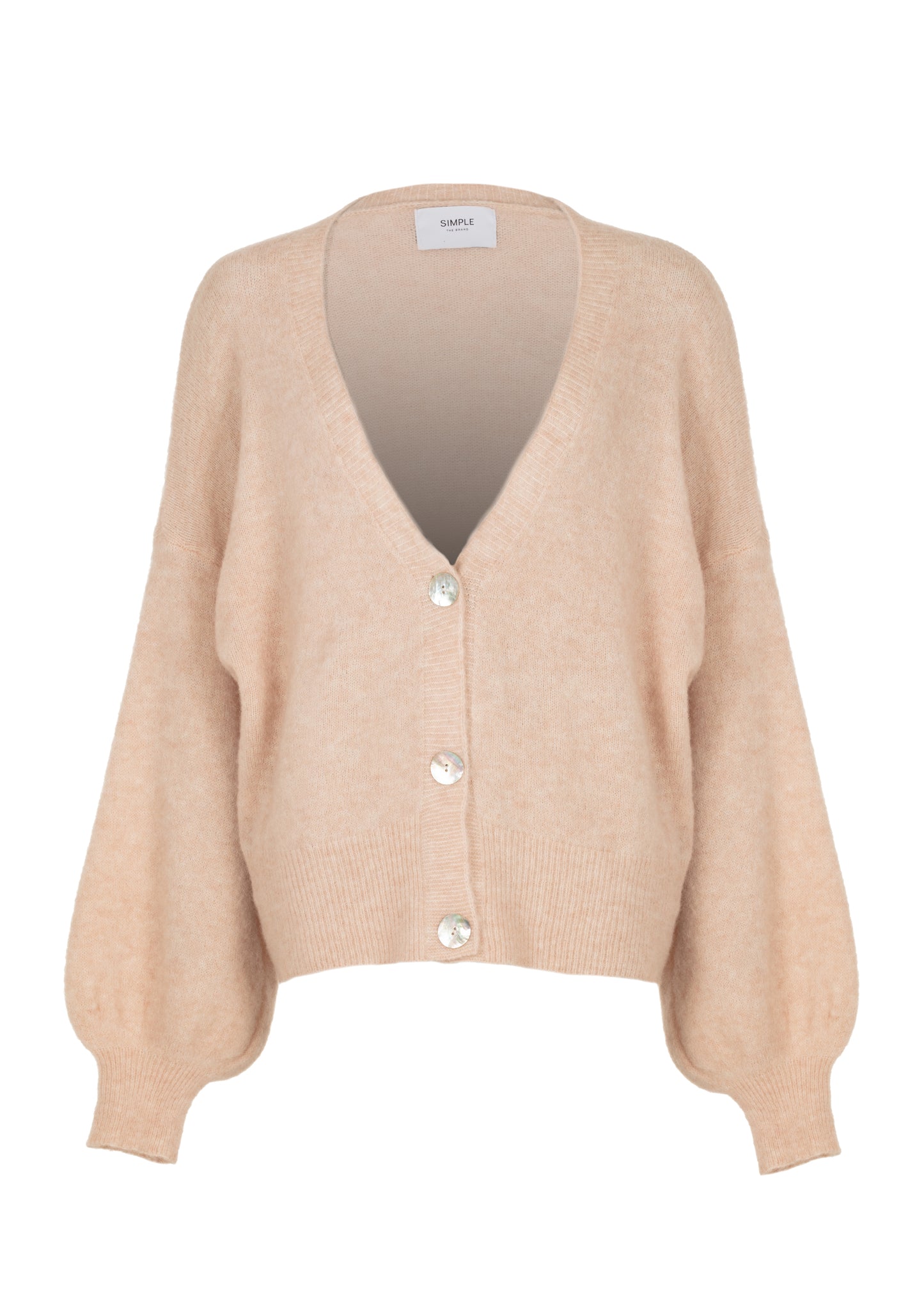 Dix Lt Cardigan Blush Mel