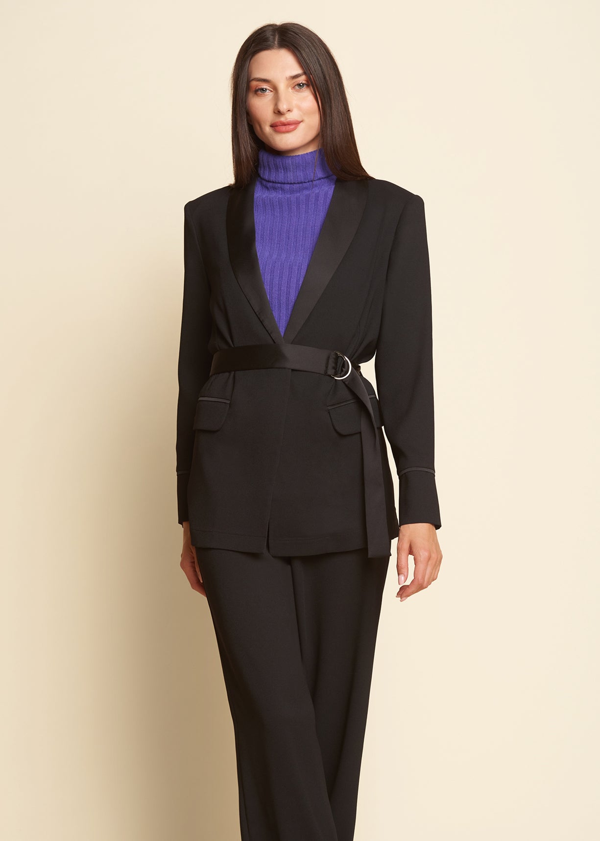 Scarlet Blazer Black Beauty