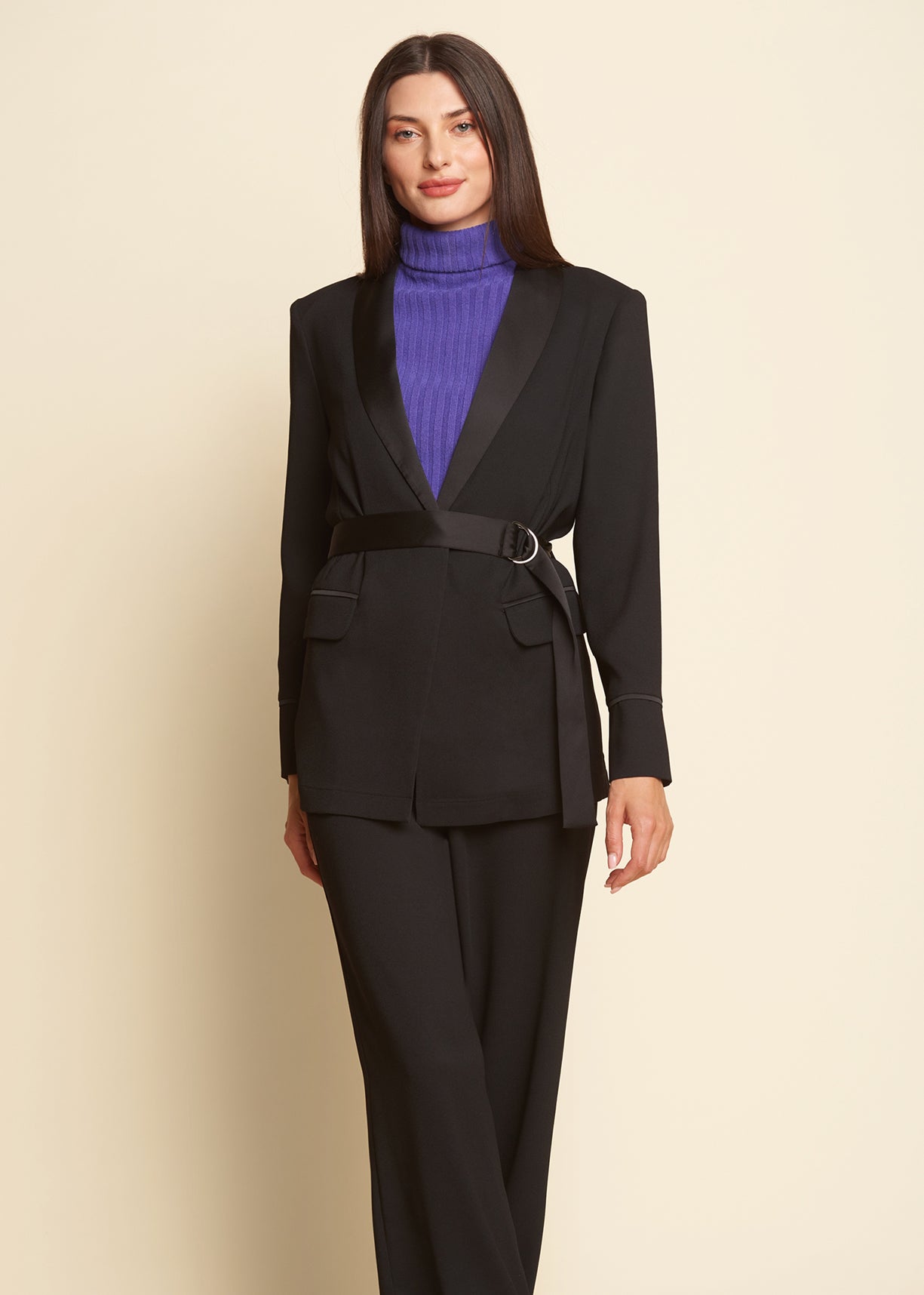 Scarlet Blazer Black Beauty