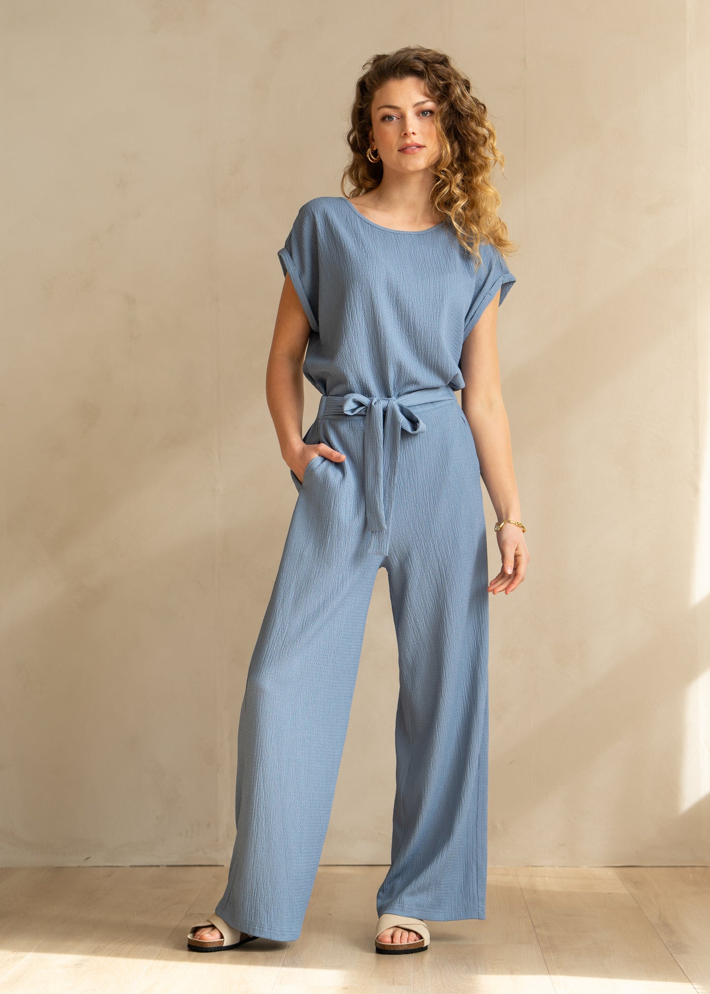 Taranto Pants Soft Mid Blue