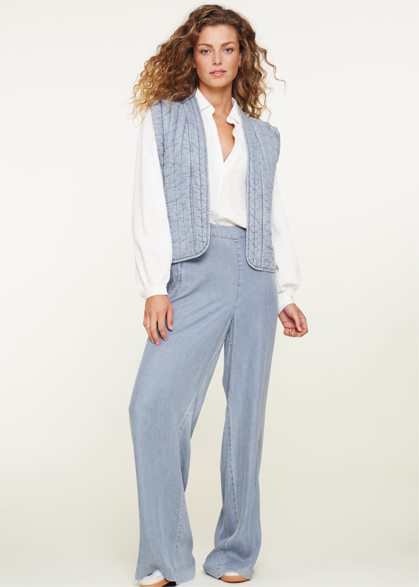 Dempi Gilet Sun Faded Blue