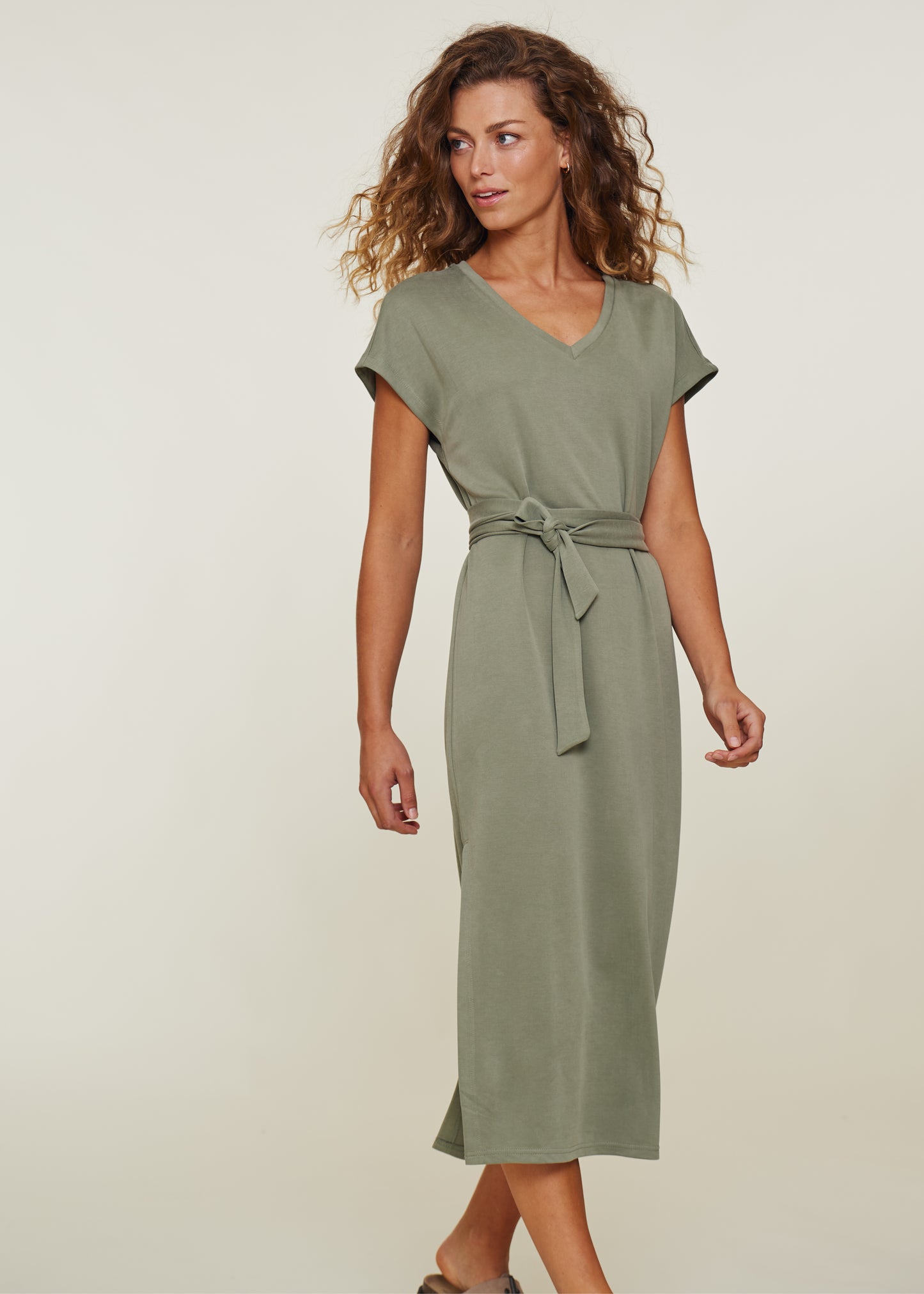 Paulina Dress Khaki James