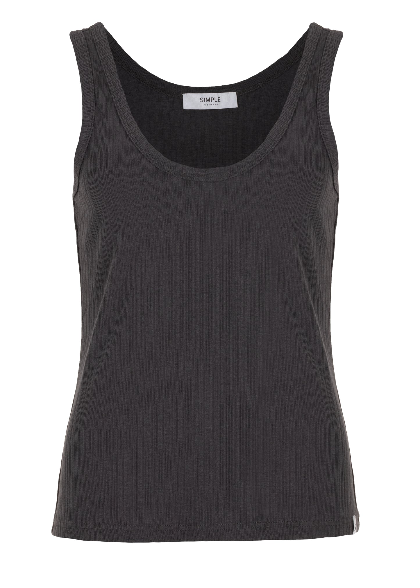 Ribby Tanktop Lt Mocca