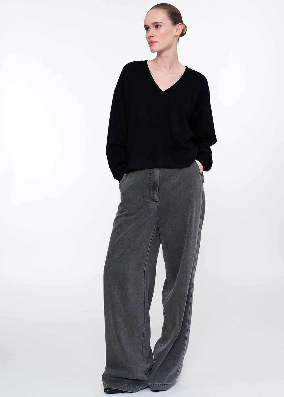 Dalmero Trouser Washed Black