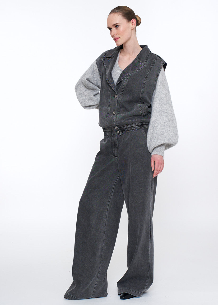 Deux Sweater Grey Mel