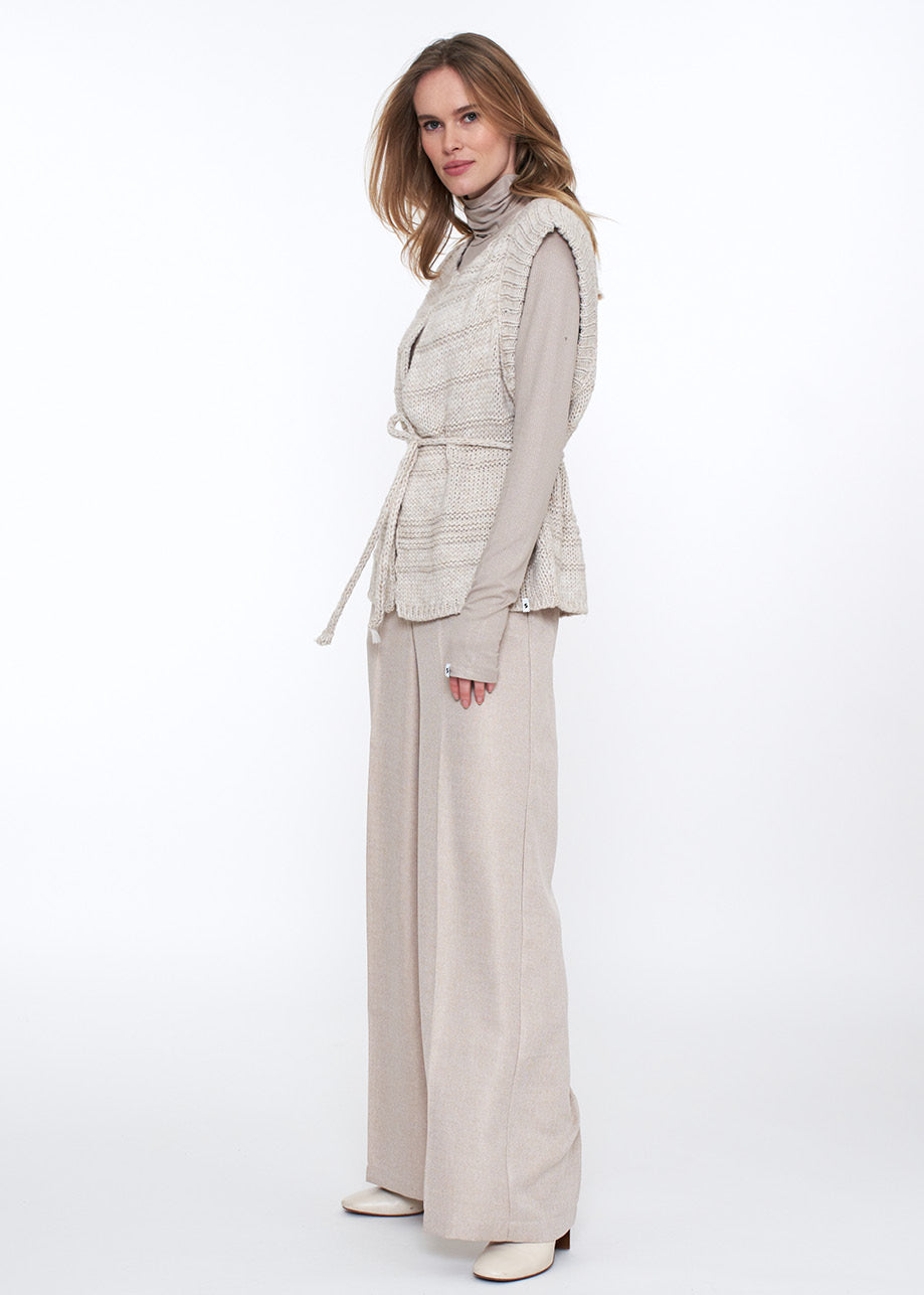 Dera Cardigan Cream Mel