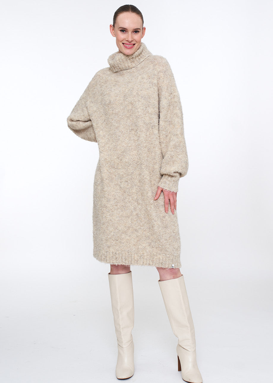 Nica Dress Biscuit Mel