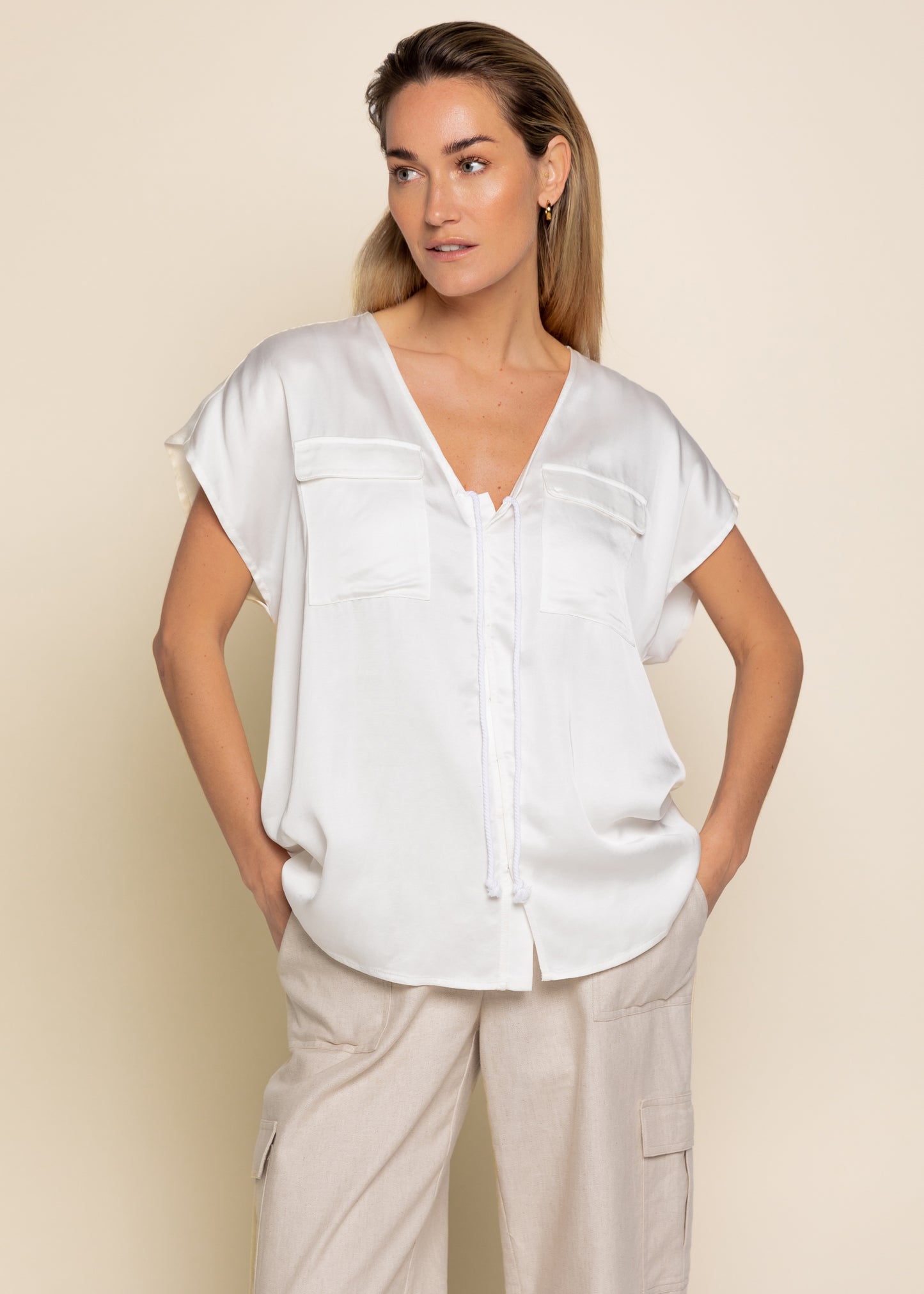 Sally Top Off-White