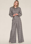 Katrina Trousers - Black Check