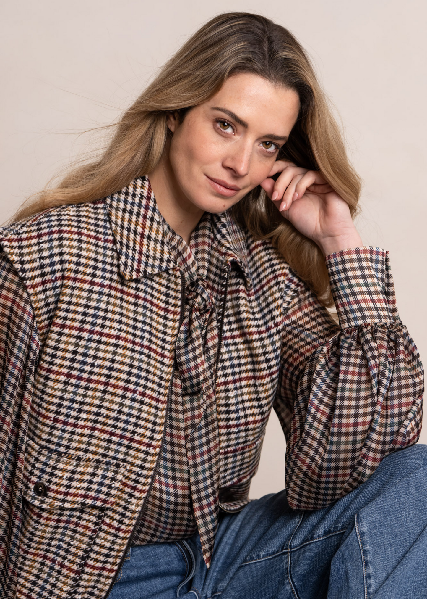 Ivanna Blouse - Multi Check