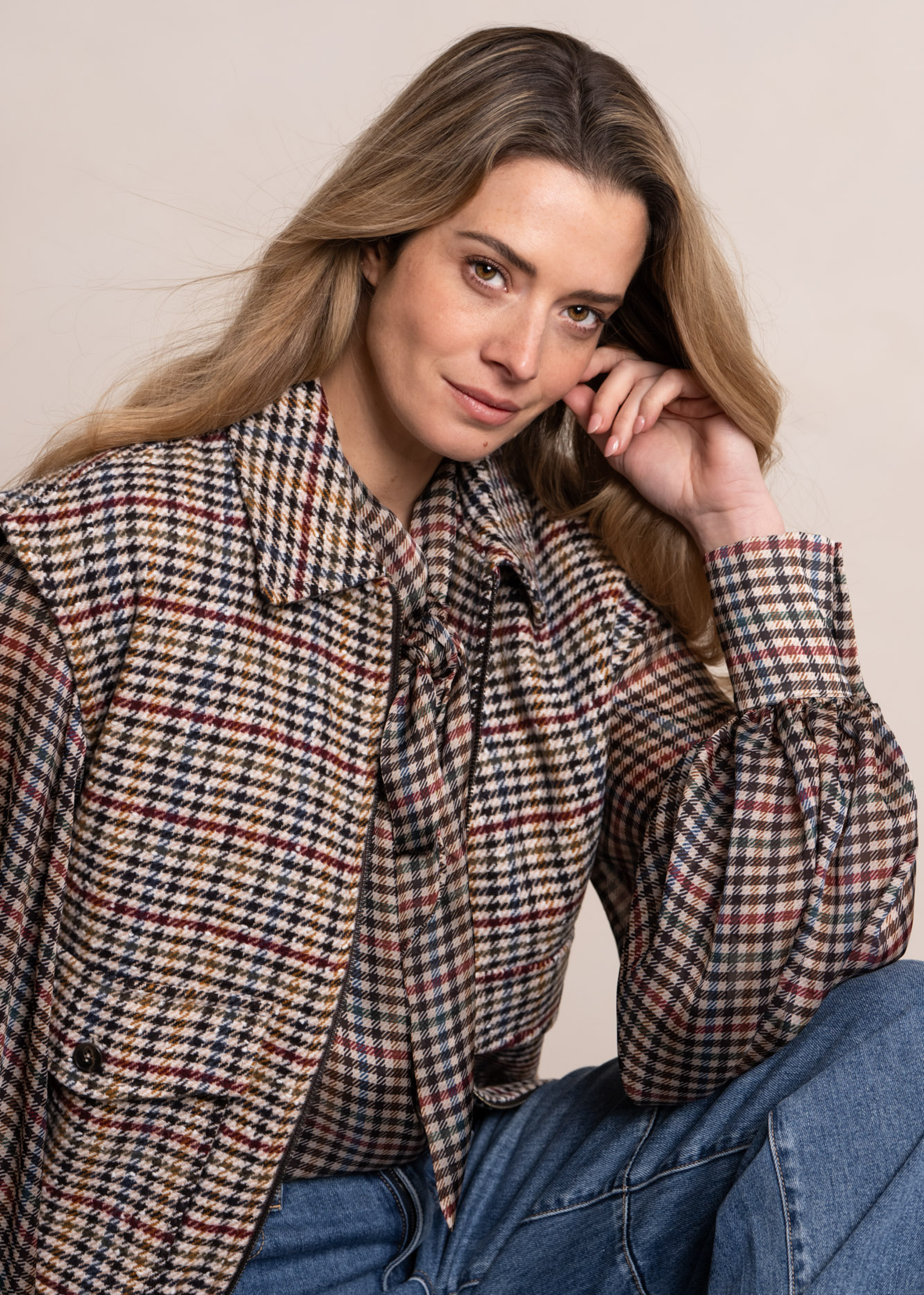 Ivanna Blouse - Multi Check
