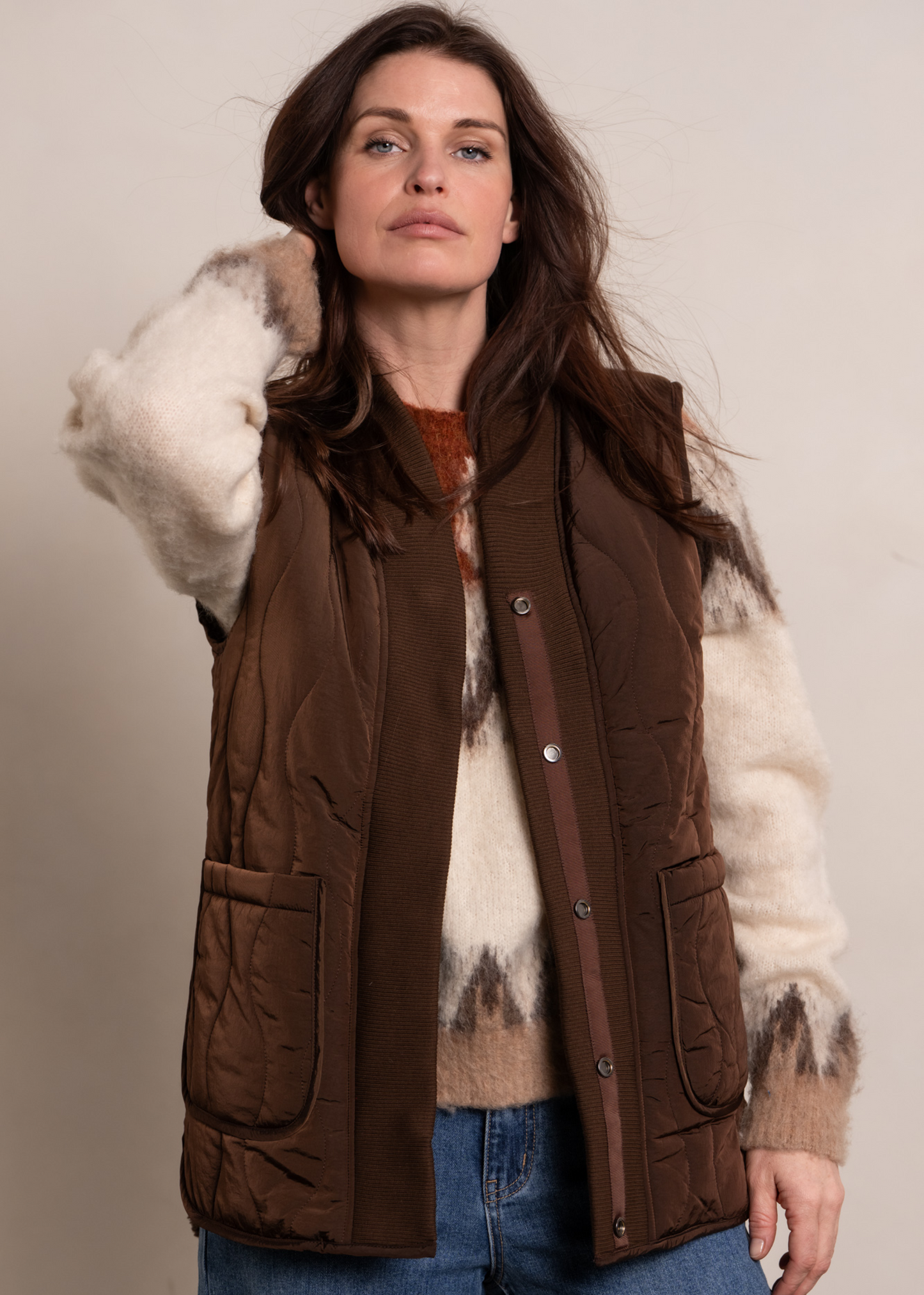 Aluna Bodywarmer - Cacao