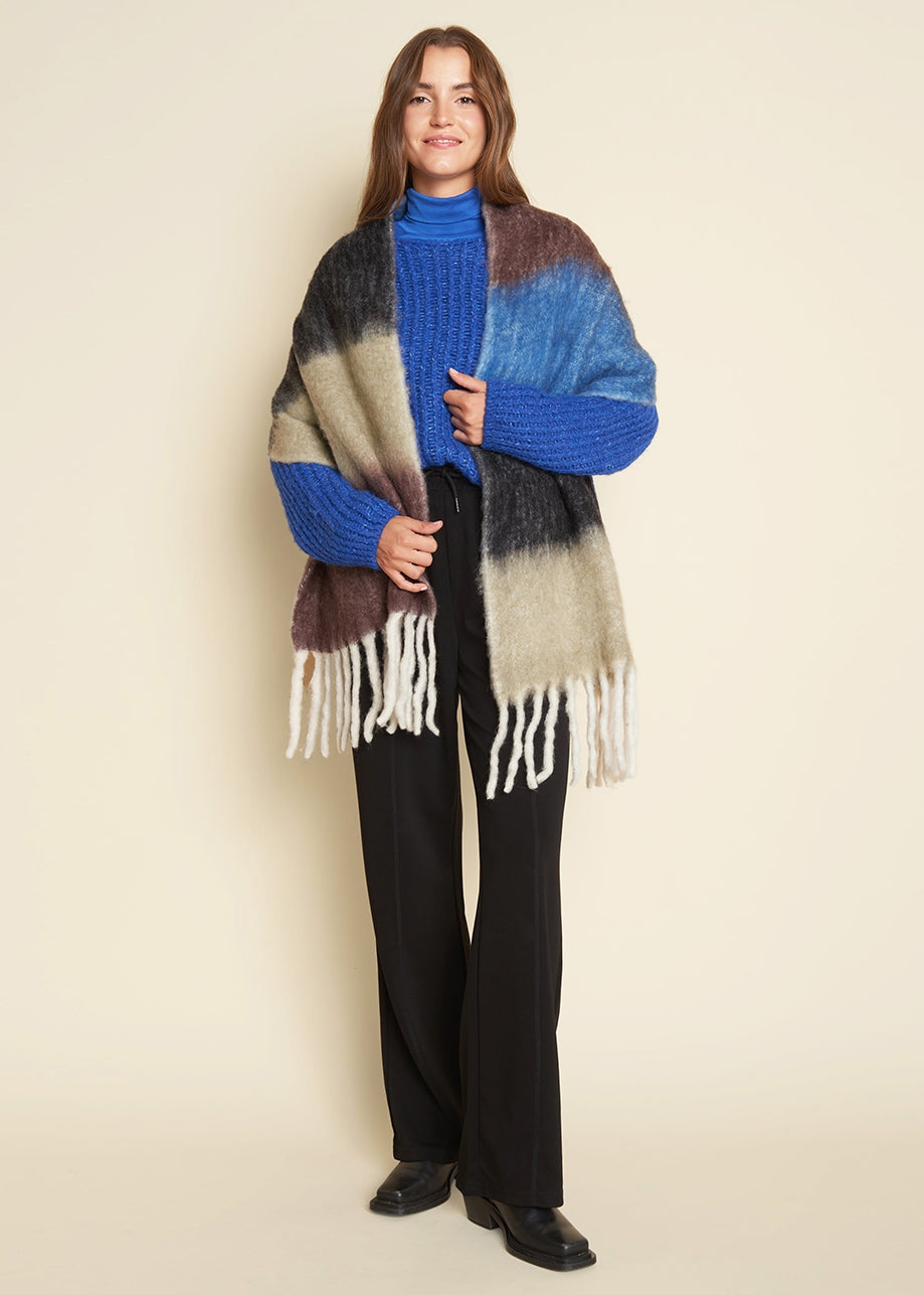 Sharron Scarf True Blue Combo