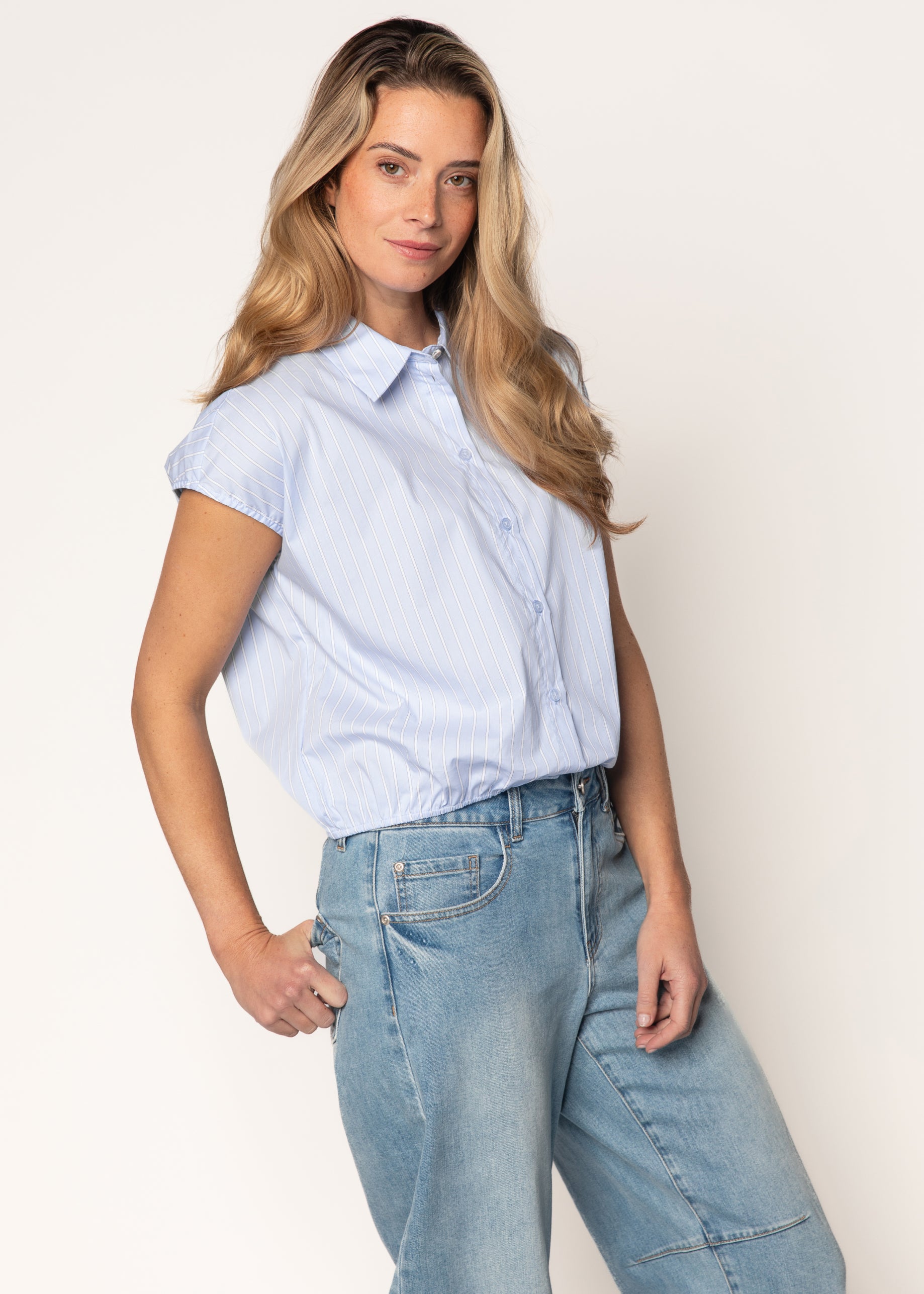 Bo Blouse Ice Blue