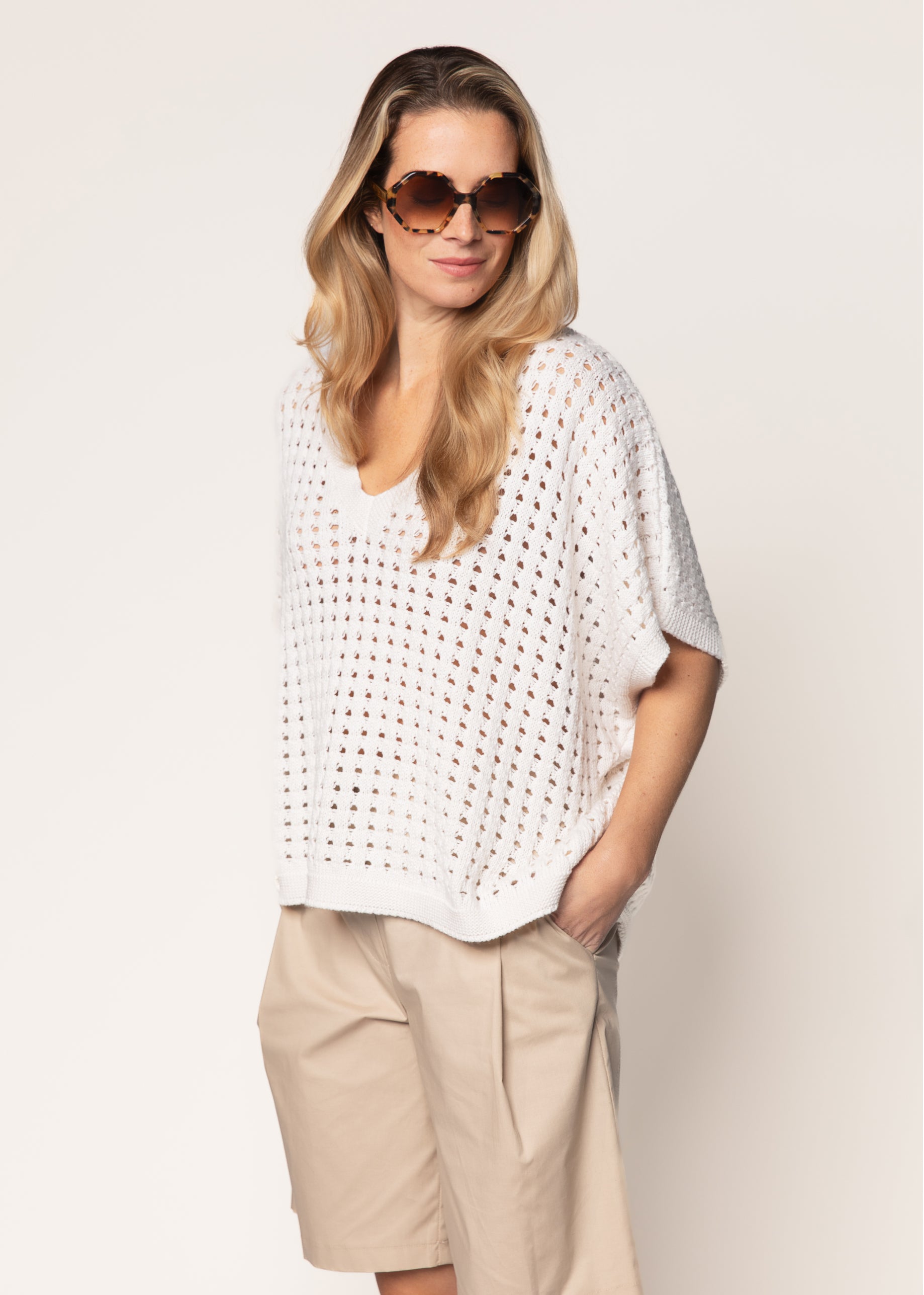 Brenda Knit Egret