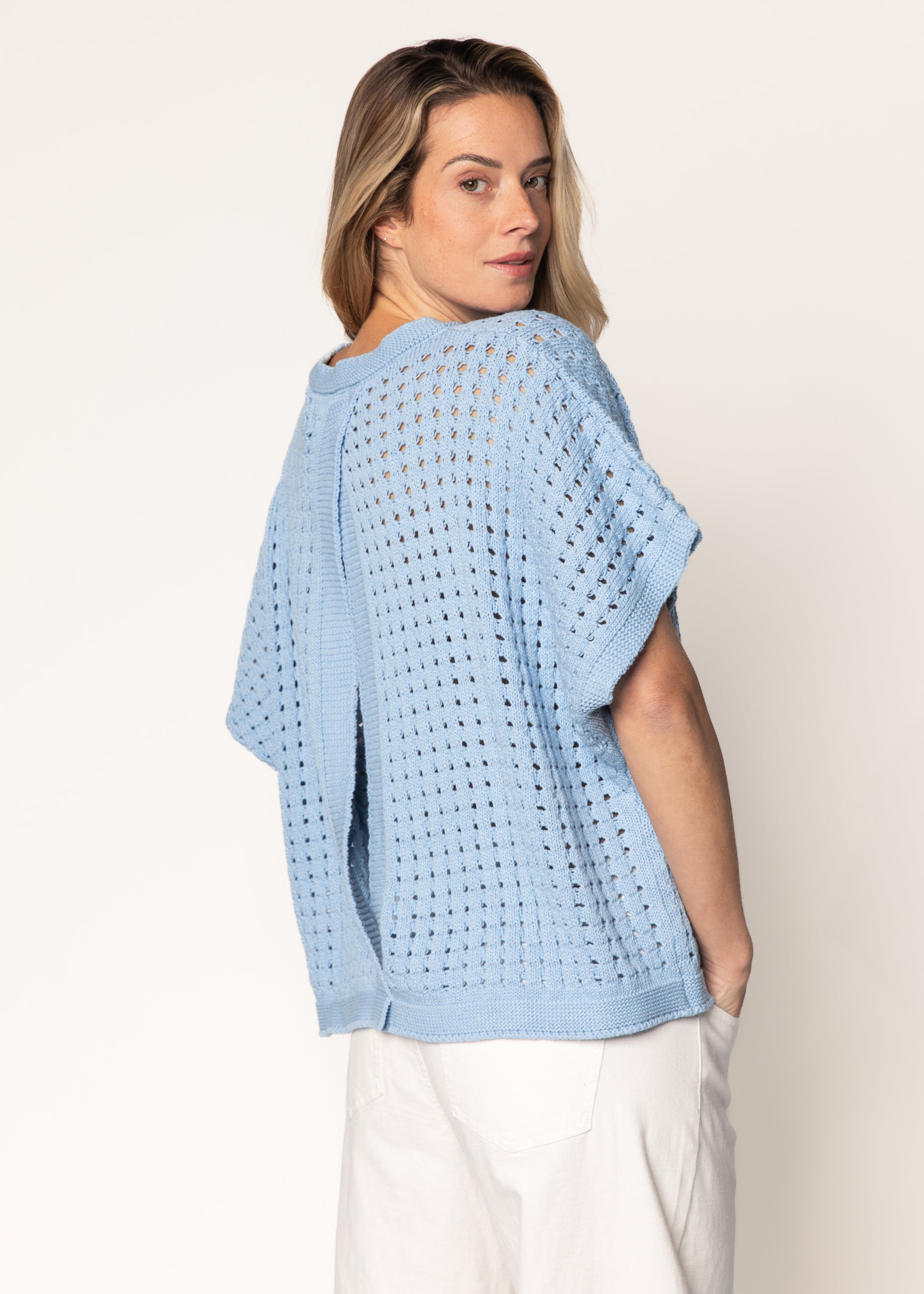 Brenda Knit Sky Blue