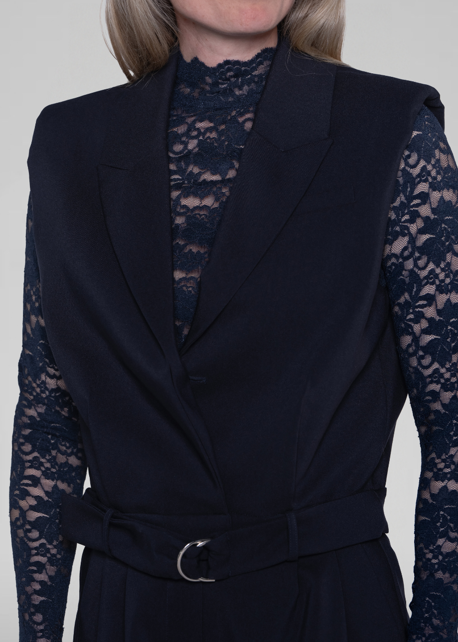 Bekky Waistcoat - Navy Blue