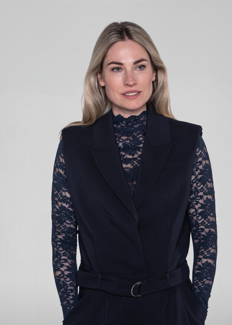 Bekky Waistcoat - Navy Blue