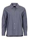 Bella Blouse Navy Stripe