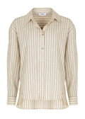 Bella Blouse Natural Stripe