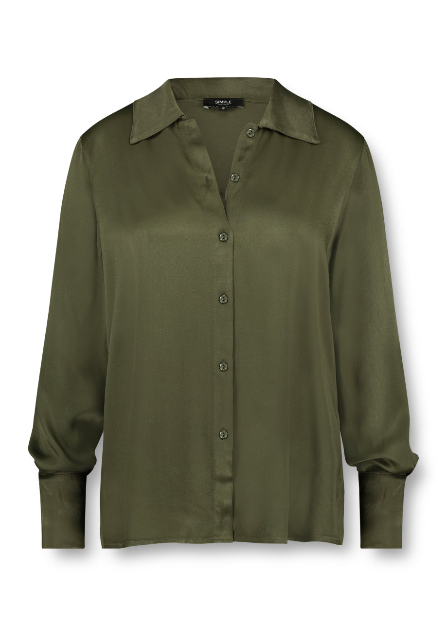 Olive green store blouse