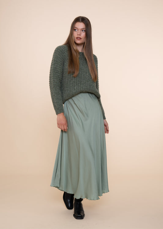 Buch Sweater Stone Green Mel