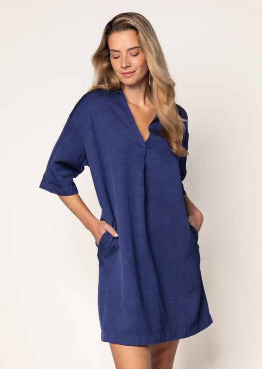 Ceara Dress Skipper Blue