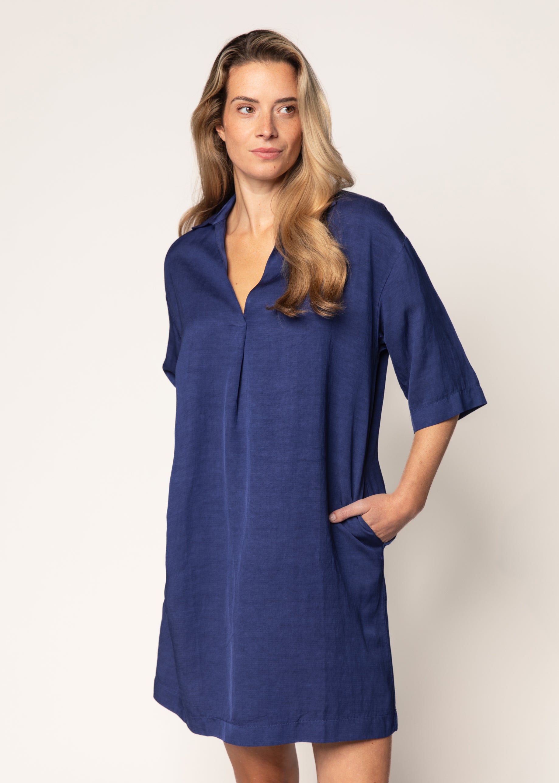 Ceara Dress Skipper Blue