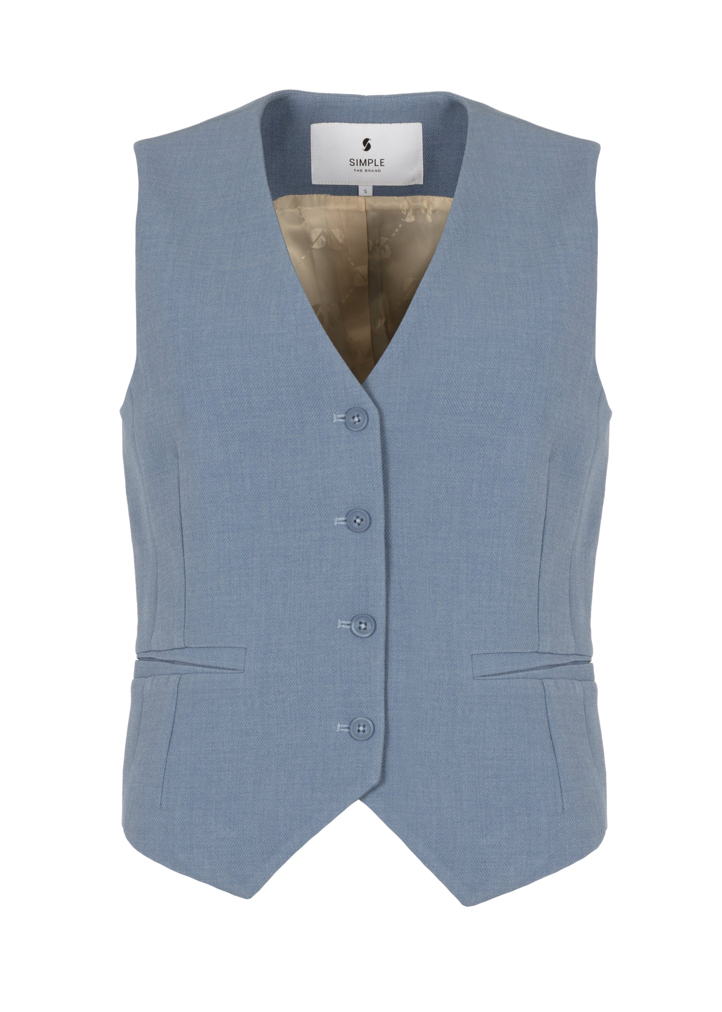 Camas Gilet Blue Calcite