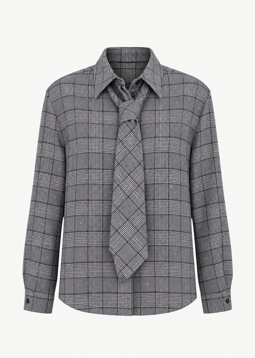 Kitty Blouse - Black Check