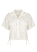 Costa Blouse Ecru White