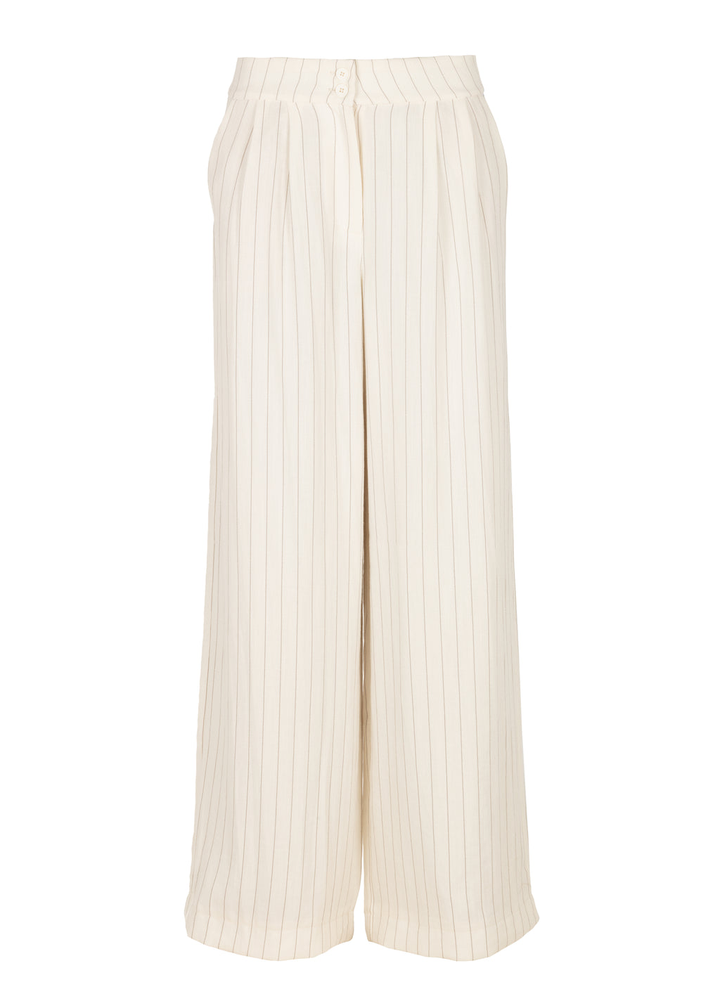 Dahlia Pants Natural Pinstripe