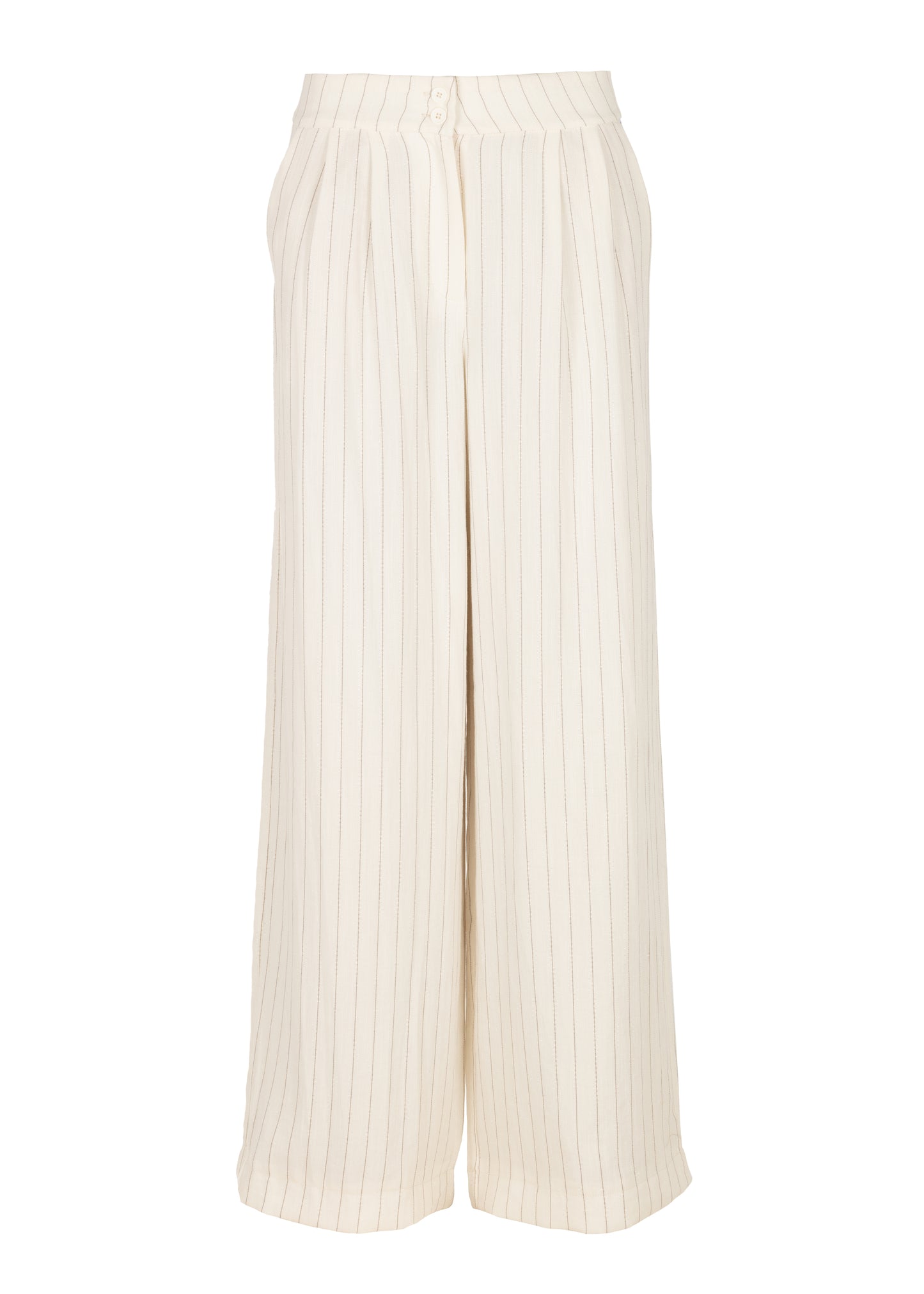 Dahlia Pants Natural Pinstripe