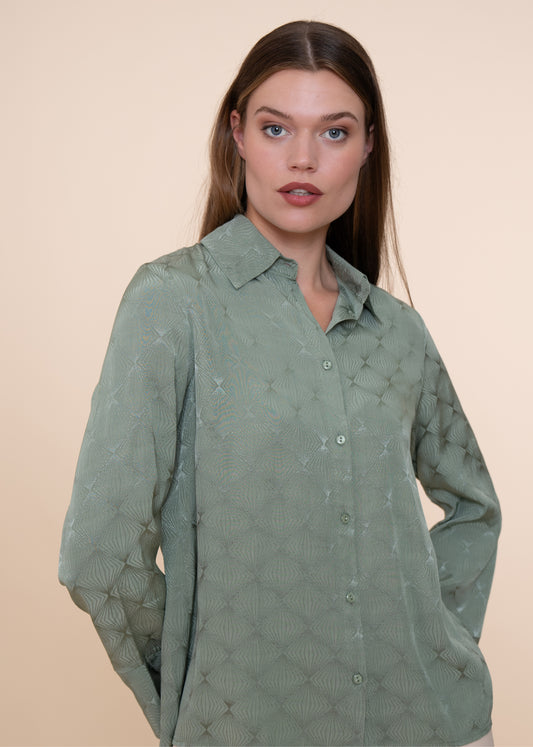 Dercum Blouse Stone Green