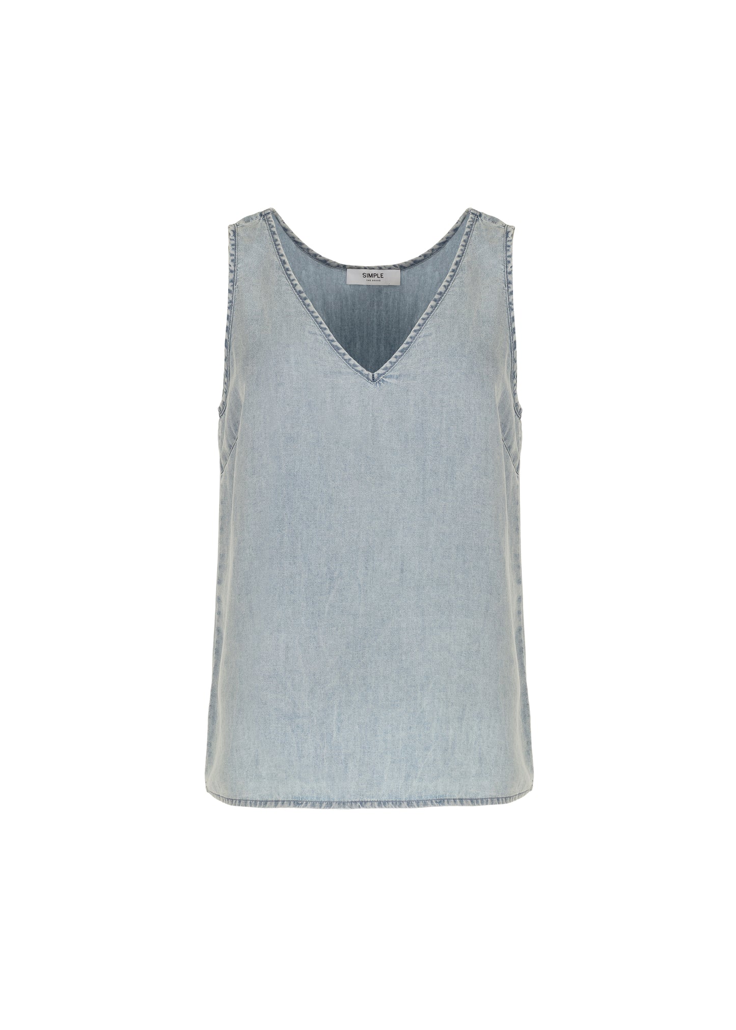 Delphi Top Faded Light Blue