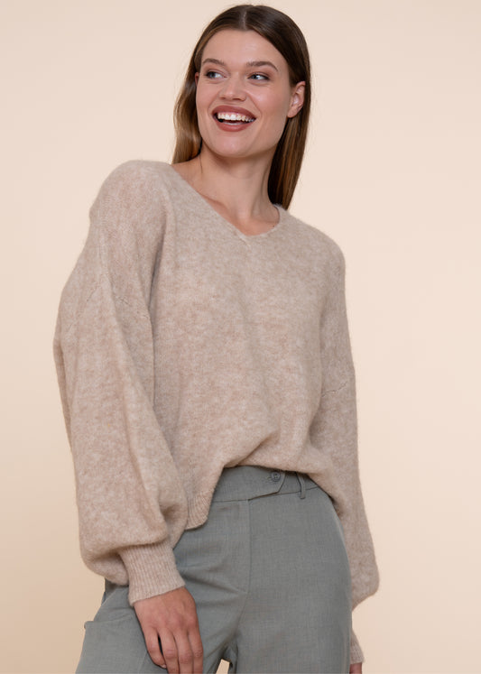 Deux Sweater Oatmeal Mel