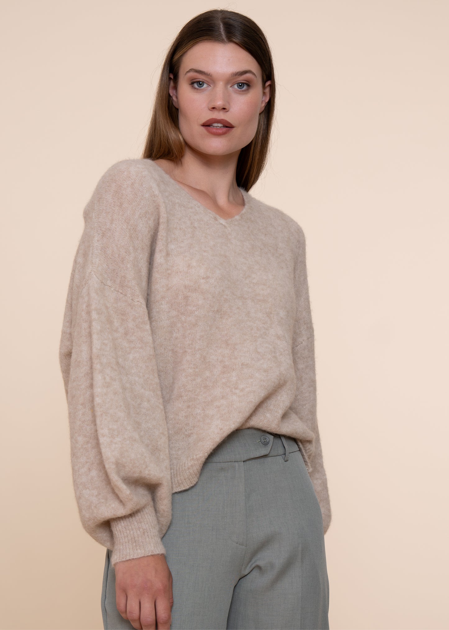 Deux Sweater Oatmeal Mel