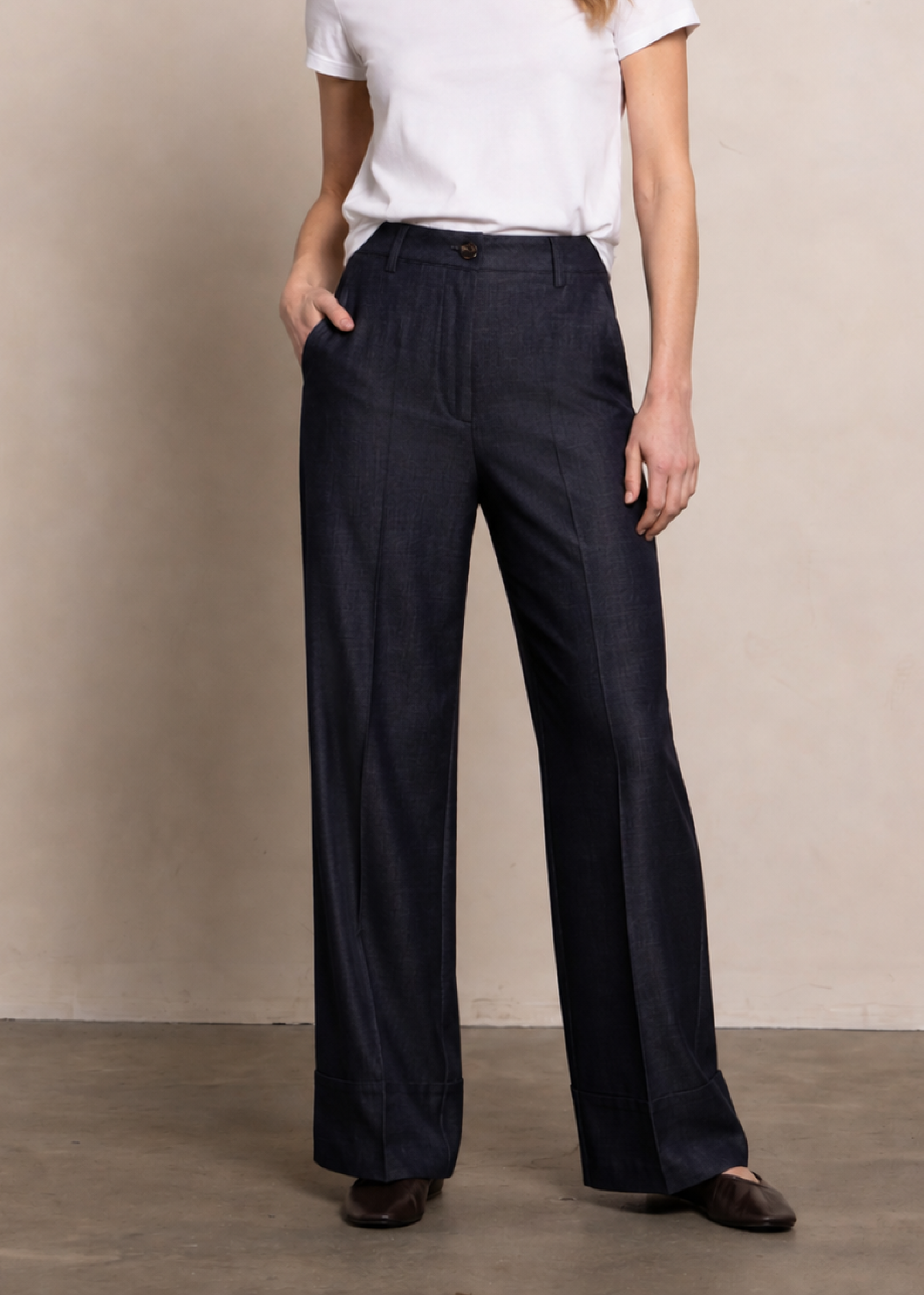 Dorrit Pants - Denim Blue