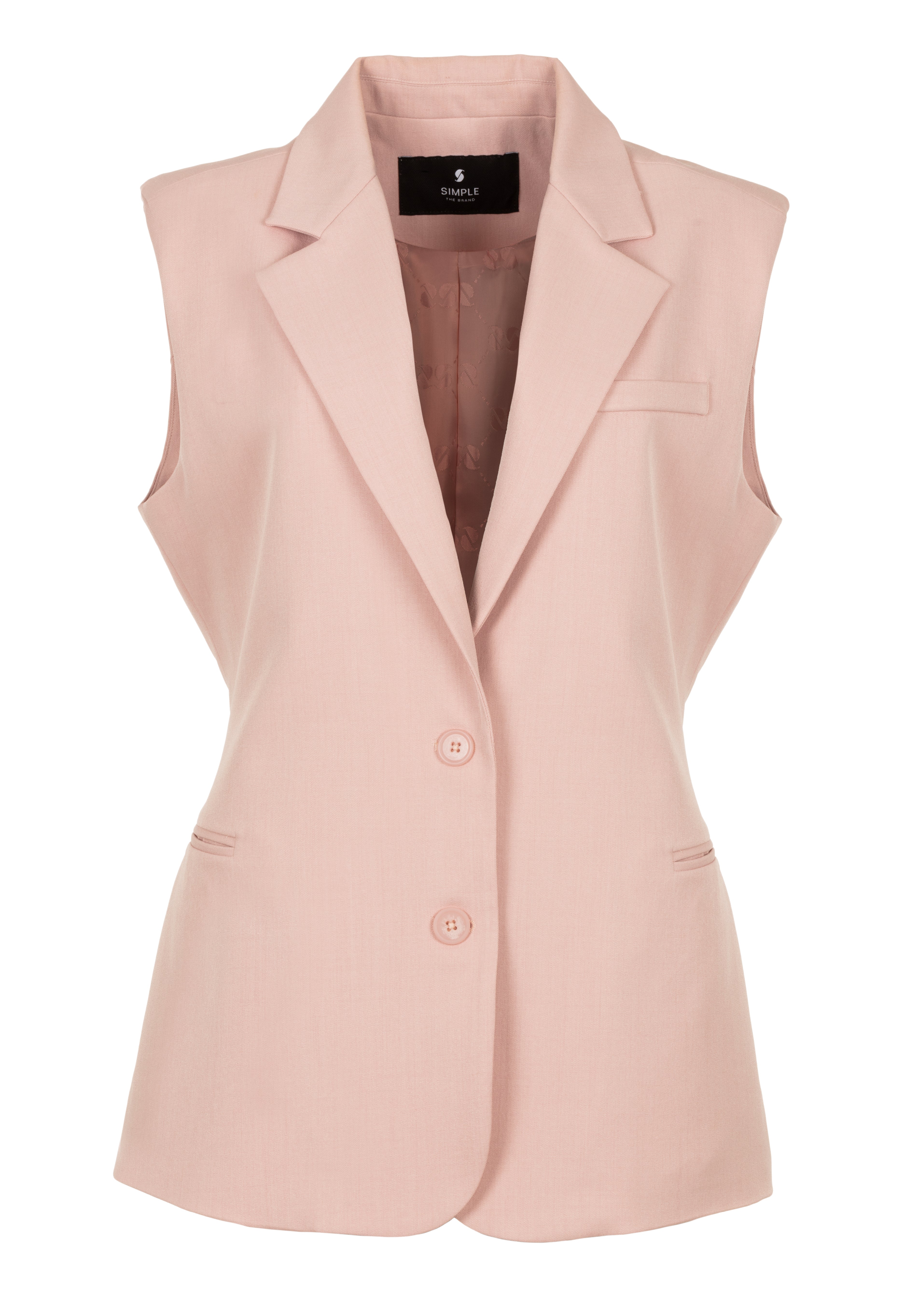 Kaisa Gilet Misty Rose