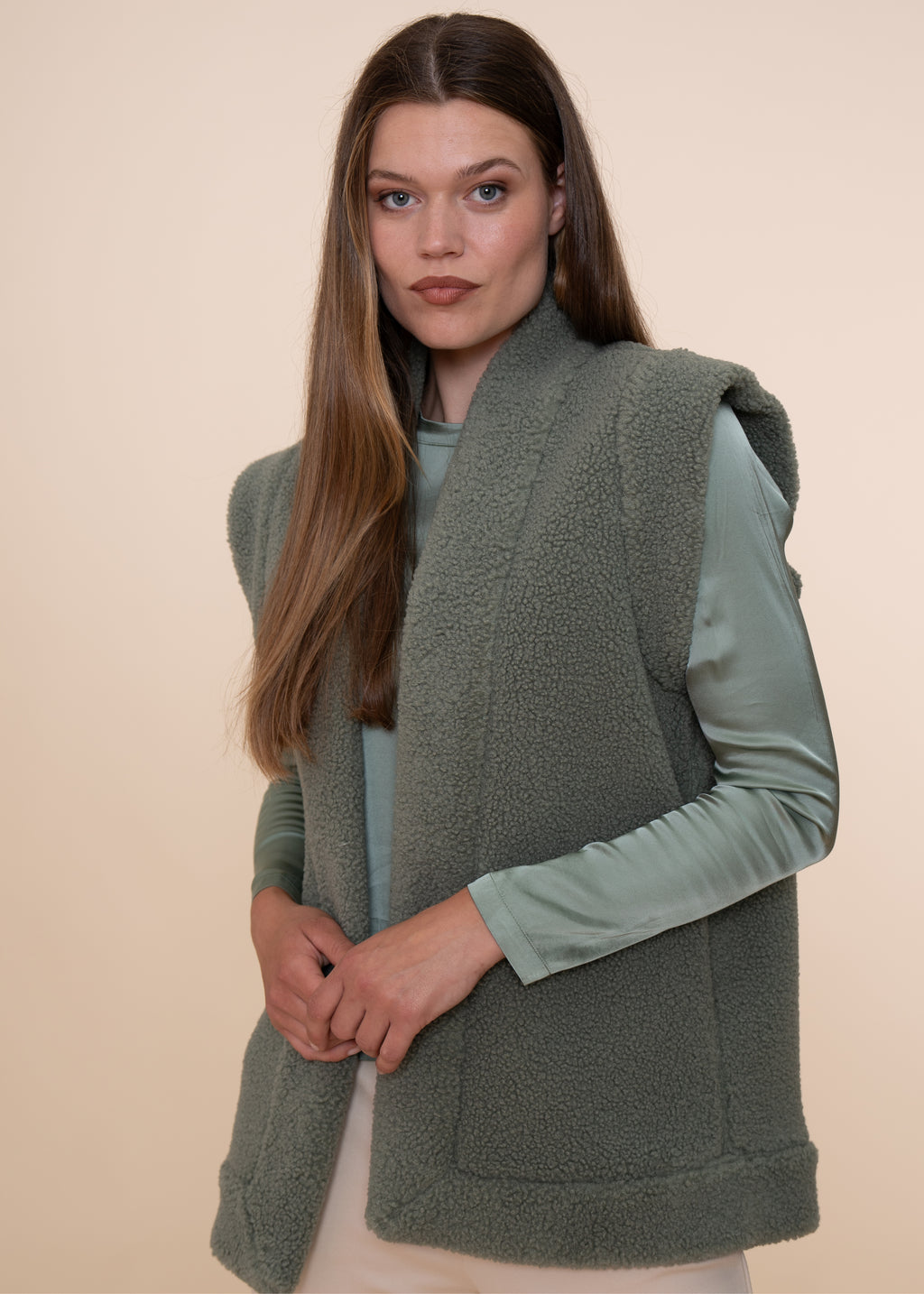 Alpes Gilet Stone Green