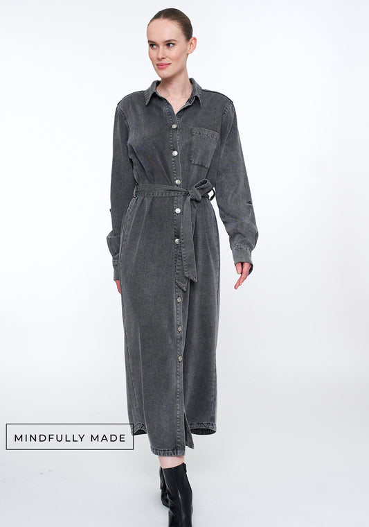 Dina Dress Washed Black