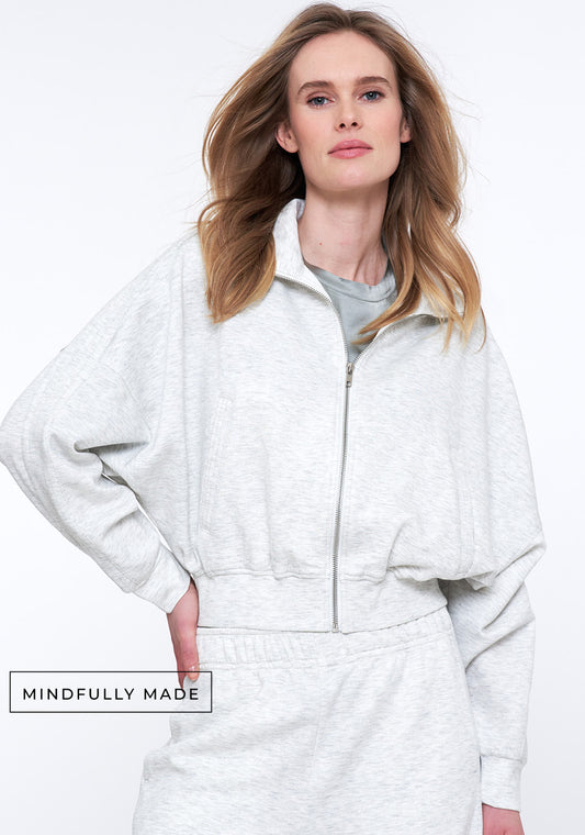 Shaya Cardigan Lt Grey Mel